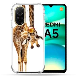 Coque Renforcée Pour Xiaomi Redmi A5 Animal Girafe Blanche