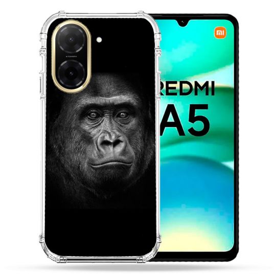 Coque Renforcée Pour Xiaomi Redmi A5 Animal Gorille Noir