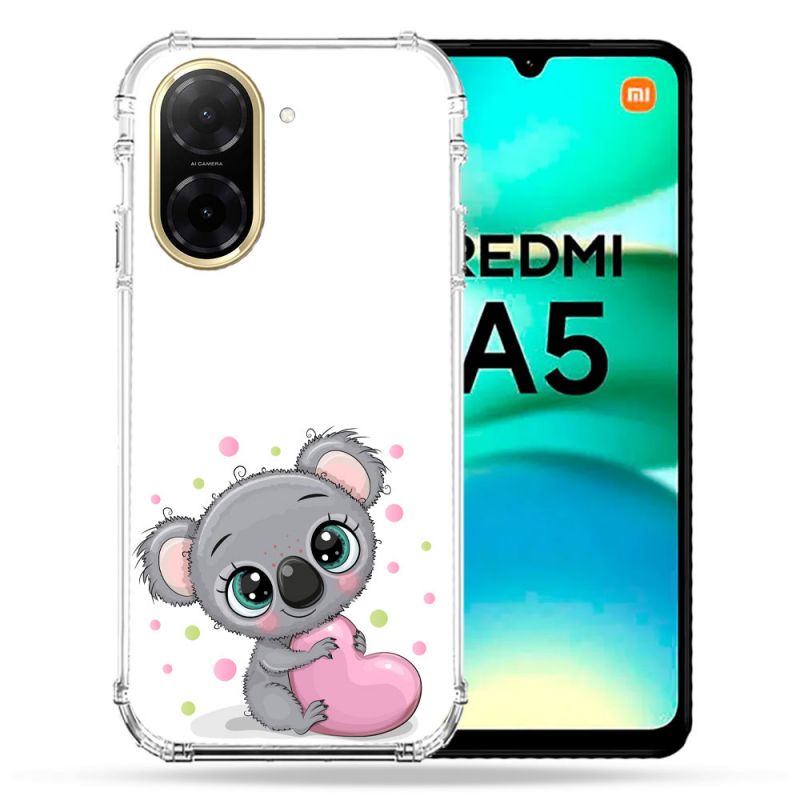 Coque Renforcée Pour Xiaomi Redmi A5 Animal Koala Cœur