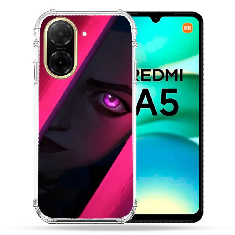Coque Renforcée Pour Xiaomi Redmi A5 Arcane Jinx Rose