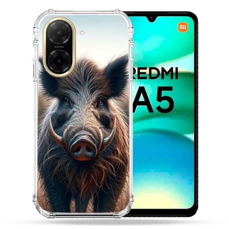 Coque Renforcée Pour Xiaomi Redmi A5 Chasse Sanglier Attaque