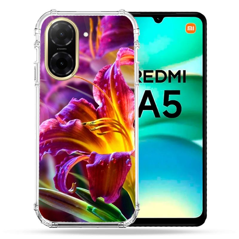 Coque Renforcée Pour Xiaomi Redmi A5 Fleur Lys Color