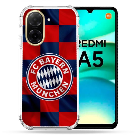 Coque Renforcée Pour Xiaomi Redmi A5 Foot Bayern Munich Carreaux