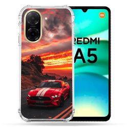 Coque Renforcée Pour Xiaomi Redmi A5 Ford Mustang GT500 Rouge