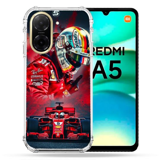 Coque Renforcée Pour Xiaomi Redmi A5 Formule 1 F1 Ferrari