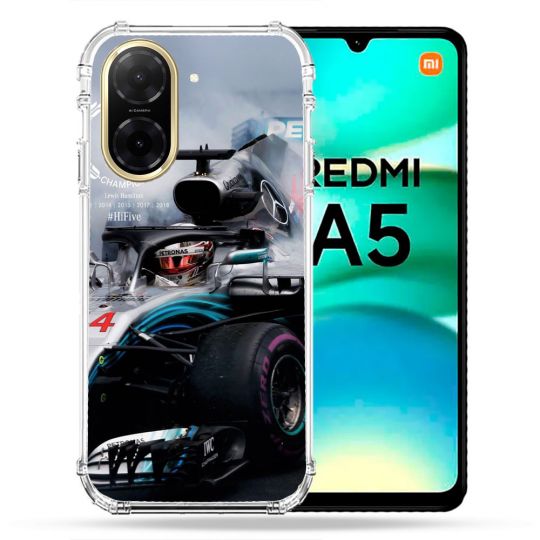 Coque Renforcée Pour Xiaomi Redmi A5 Formule 1 F1 Mercedes Petronas