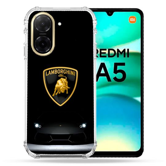Coque Renforcée Pour Xiaomi Redmi A5 Lamborghini Noir