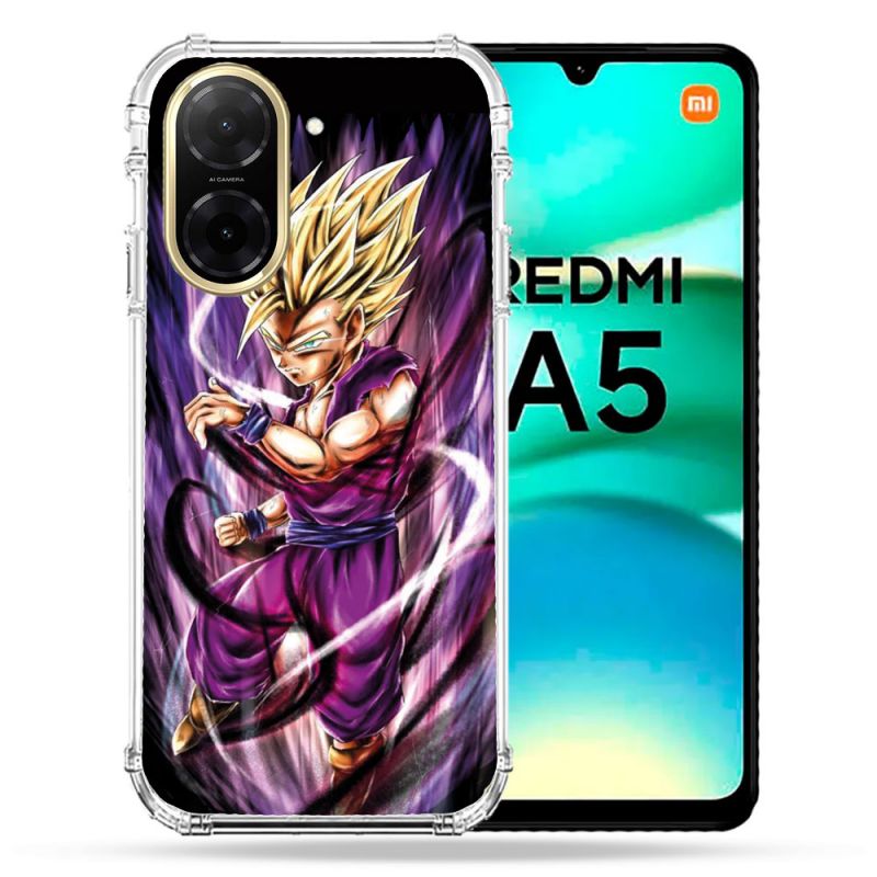 Coque Renforcée Pour Xiaomi Redmi A5 Manga Dragon Ball Sangohan Violet