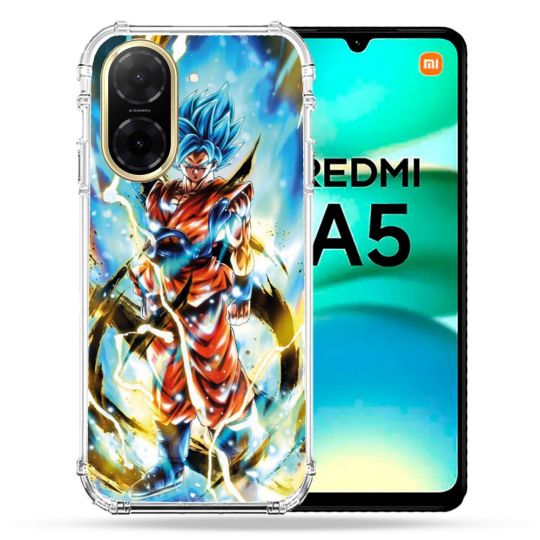 Coque Renforcée Pour Xiaomi Redmi A5 Manga Dragon Ball Sangoku Blanc