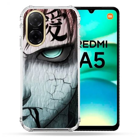 Coque Renforcée Pour Xiaomi Redmi A5 Manga Naruto Gaara