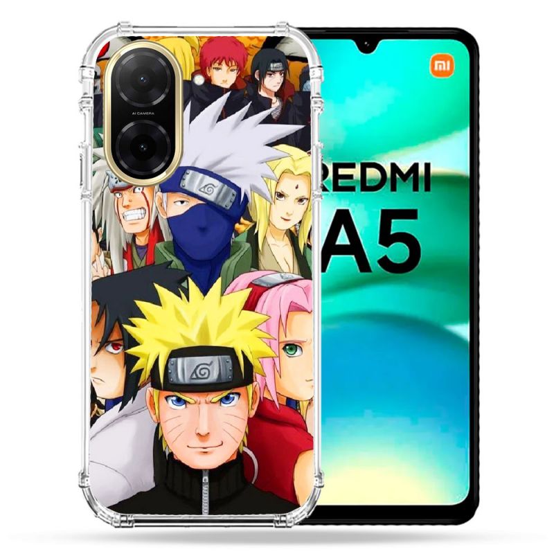 Coque Renforcée Pour Xiaomi Redmi A5 Manga Naruto Team