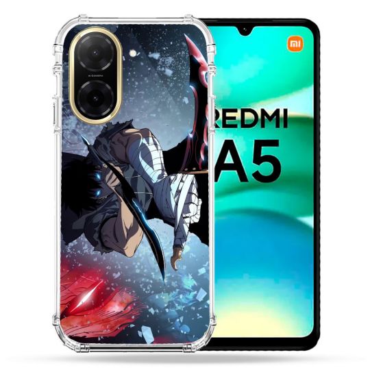 Coque Renforcée Pour Xiaomi Redmi A5 Manga Solo Leveling Sung Epee