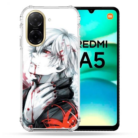 Coque Renforcée Pour Xiaomi Redmi A5 Manga Tokyo Ghoul Kaneki Blanc