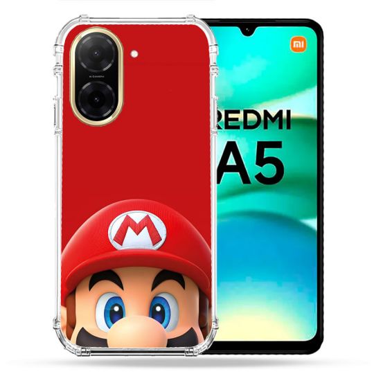 Coque Renforcée Pour Xiaomi Redmi A5 Mario Rouge