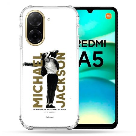 Coque Renforcée Pour Xiaomi Redmi A5 Michael Jackson Blanc