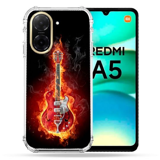 Coque Renforcée Pour Xiaomi Redmi A5 Musique Guitare Electrique