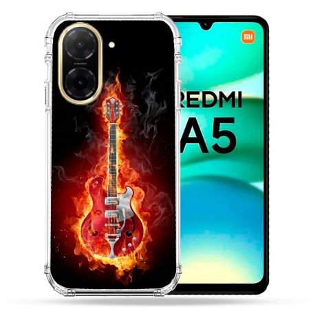 Coque Renforcée Pour Xiaomi Redmi A5 Musique Guitare Electrique