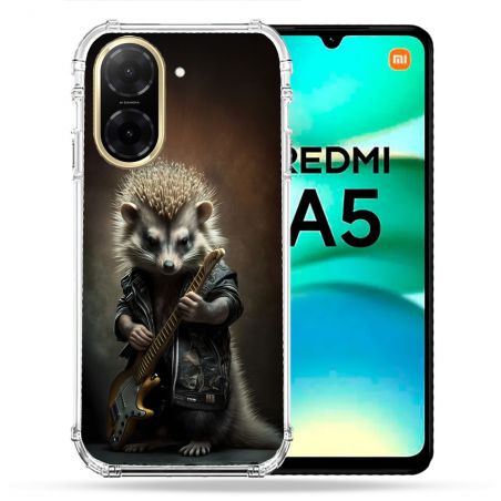 Coque Renforcée Pour Xiaomi Redmi A5 Musique Rock Herisson