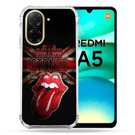 Coque Renforcée Pour Xiaomi Redmi A5 Musique Rolling Stones