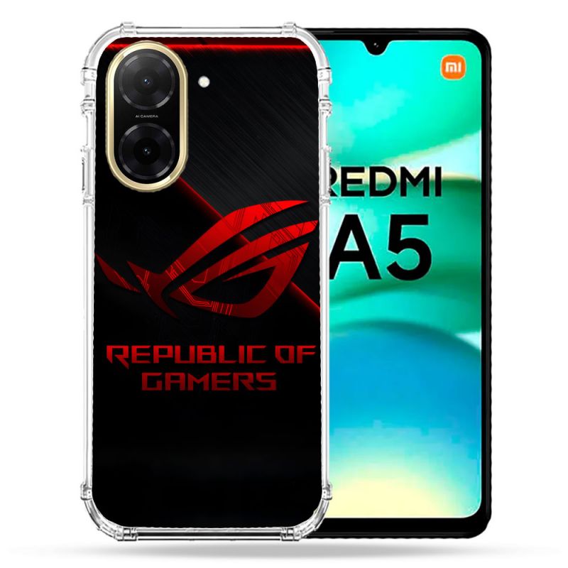 Coque Renforcée Pour Xiaomi Redmi A5 ROG Rouge