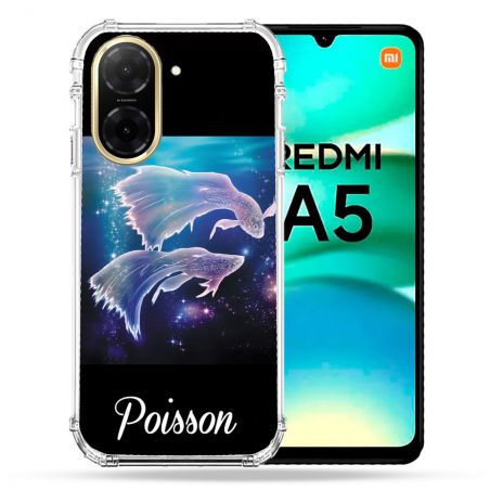Coque Renforcée Pour Xiaomi Redmi A5 Signe Zodiaque 2 Poisson