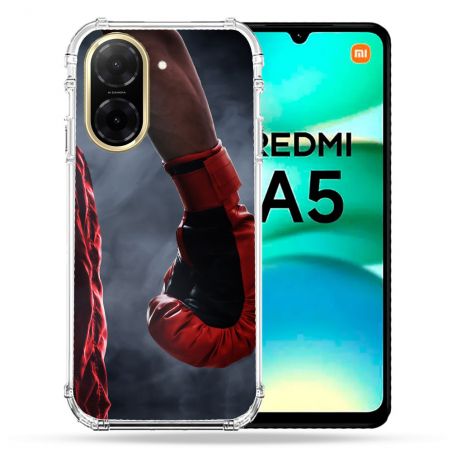 Coque Renforcée Pour Xiaomi Redmi A5 Sport Boxe Gant Rouge