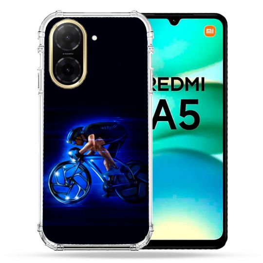 Coque Renforcée Pour Xiaomi Redmi A5 Sport Cyclisme Bleu