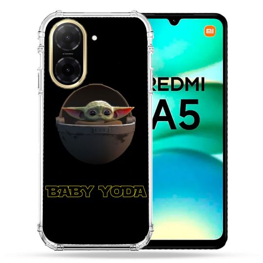 Coque Renforcée Pour Xiaomi Redmi A5 Star Wars - Yoda bebe noir