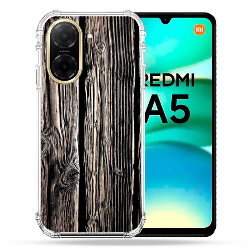 Coque Renforcée Pour Xiaomi Redmi A5 Texture Bois