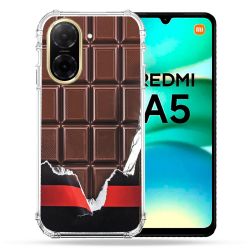 Coque Renforcée Pour Xiaomi Redmi A5 Texture Trompe Oeil Chocolat