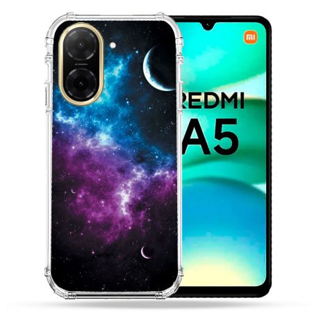 Coque Renforcée Pour Xiaomi Redmi A5 Univers Bleu Violet