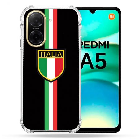 Coque Renforcée Pour Xiaomi Redmi A5 Voyage Italie 3 Noir