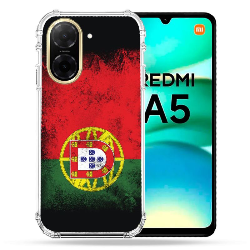 Coque Renforcée Pour Xiaomi Redmi A5 Voyage Portugal Drapeau