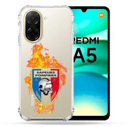 Coque Renforcée Transparente Pour Xiaomi Redmi A5 Pompier Feu