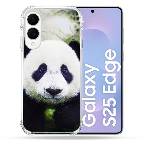 Coque Renforcée Pour Samsung Galaxy S25 EDGE Animal Panda Color