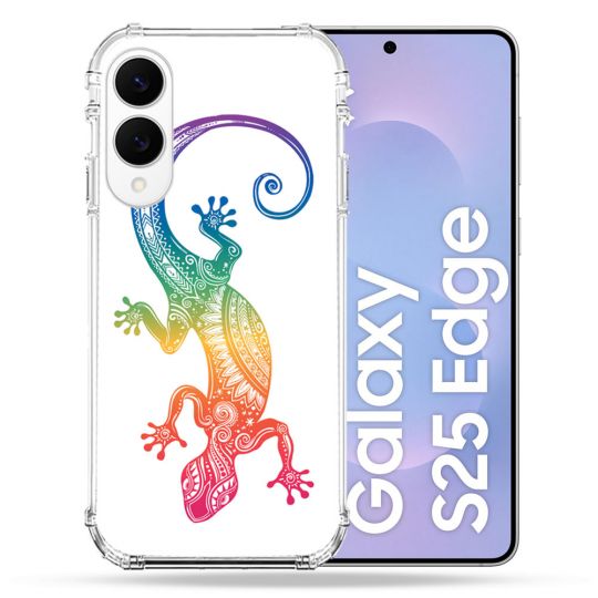 Coque Renforcée Pour Samsung Galaxy S25 EDGE Animal Salamandre Color