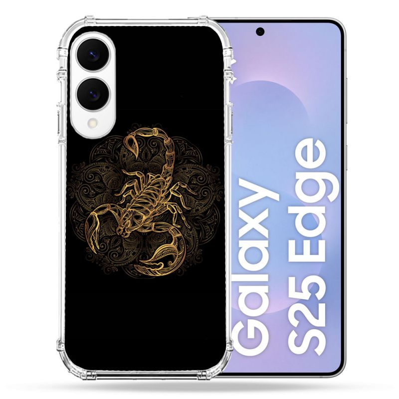 Coque Renforcée Pour Samsung Galaxy S25 EDGE Animal Scorpion Fresque