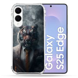 Coque Renforcée Pour Samsung Galaxy S25 EDGE Animal Tigre Business