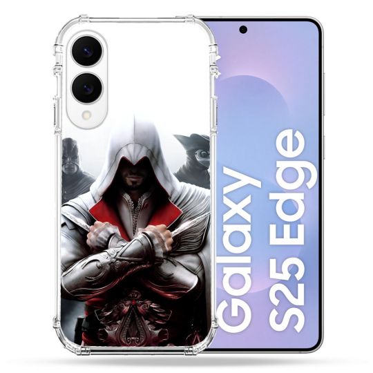 Coque Renforcée Pour Samsung Galaxy S25 EDGE Assassin Creed Mask