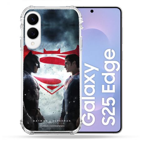 Coque Renforcée Pour Samsung Galaxy S25 EDGE Batman VS Superman