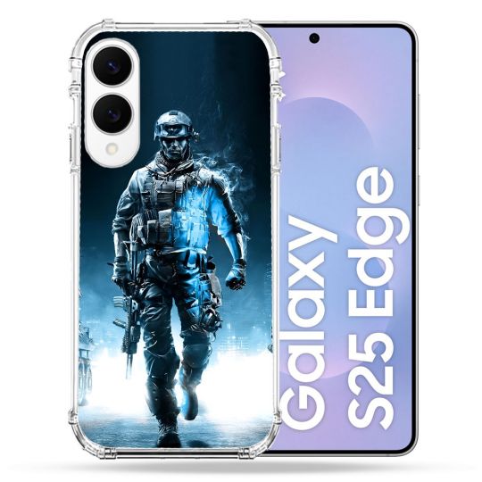 Coque Renforcée Pour Samsung Galaxy S25 EDGE Call Of Duty Guerrier