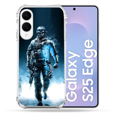 Coque Renforcée Pour Samsung Galaxy S25 EDGE Call Of Duty Guerrier