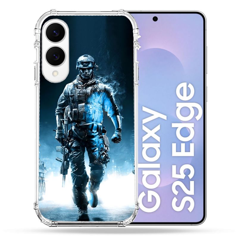 Coque Renforcée Pour Samsung Galaxy S25 EDGE Call Of Duty Guerrier