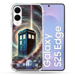 Coque Renforcée Pour Samsung Galaxy S25 EDGE Dr Who Tardis Univers
