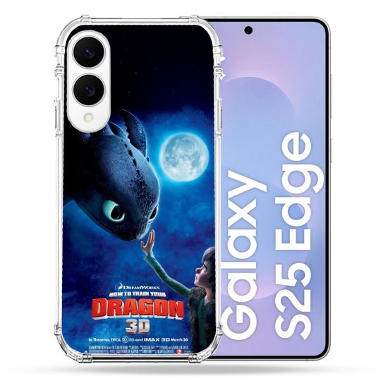 Coque Renforcée Pour Samsung Galaxy S25 EDGE Dragons Affiche