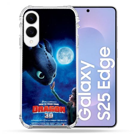 Coque Renforcée Pour Samsung Galaxy S25 EDGE Dragons Affiche