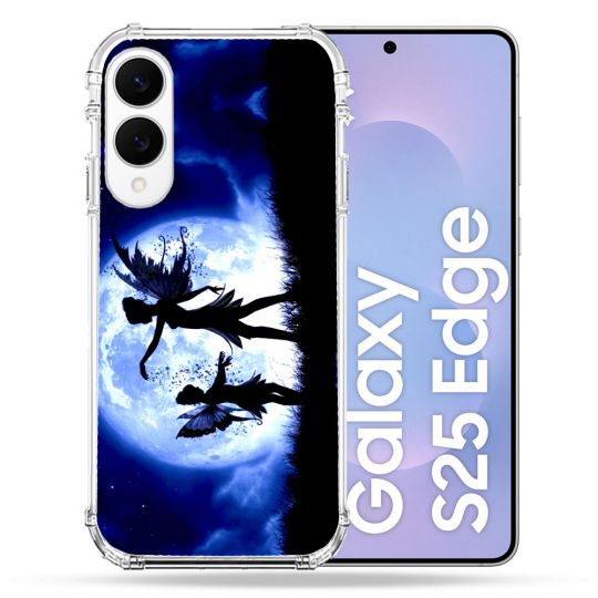 Coque Renforcée Pour Samsung Galaxy S25 EDGE Fantastique Fee Lune