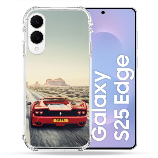 Coque Renforcée Pour Samsung Galaxy S25 EDGE Ferrari F50