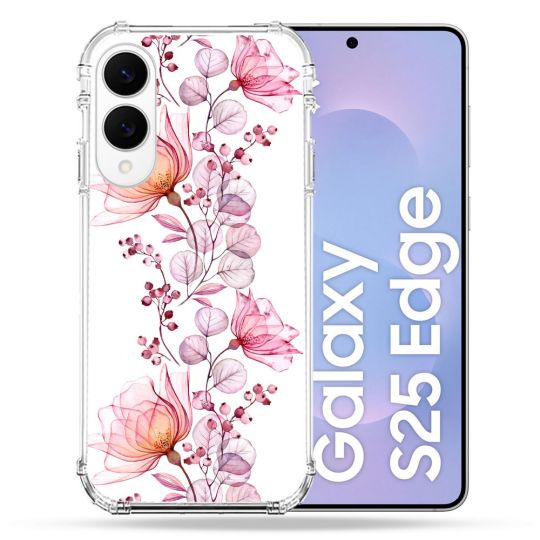 Coque Renforcée Pour Samsung Galaxy S25 EDGE Fleur Eclosion