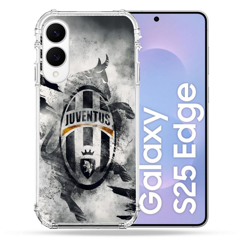 Coque Renforcée Pour Samsung Galaxy S25 EDGE Foot Juventus Turin